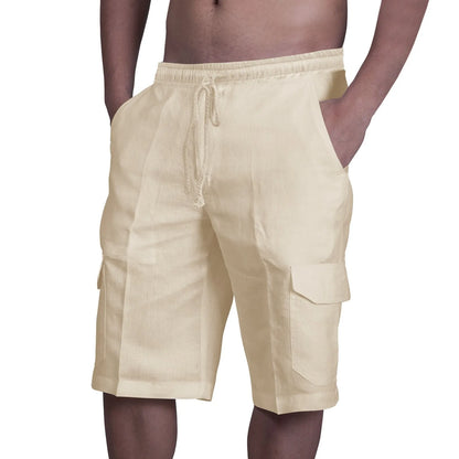 Lennox Linen Multi-Pocket Shorts
