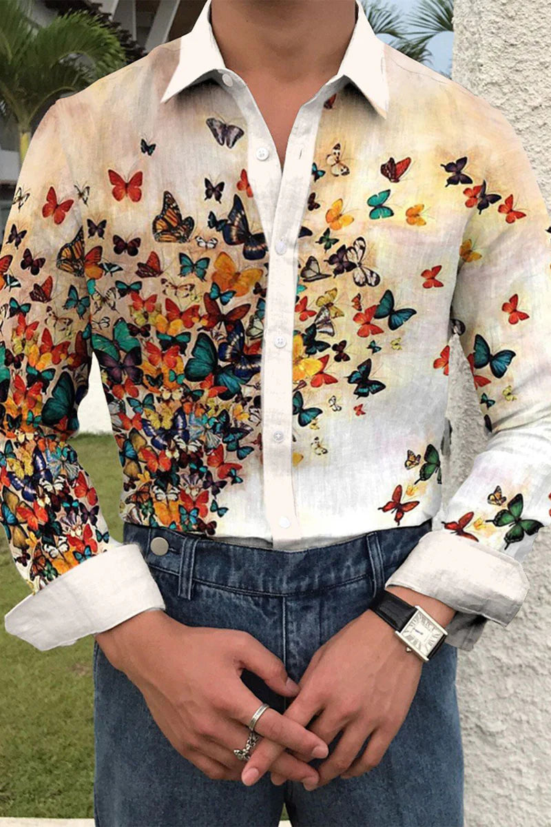 Sterling Cotton-Linen Long-Sleeve Shirt