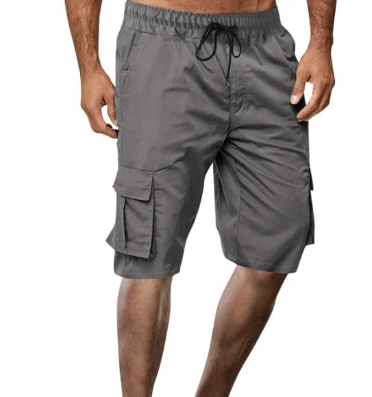 Camden Cotton Cropped Solid Pants