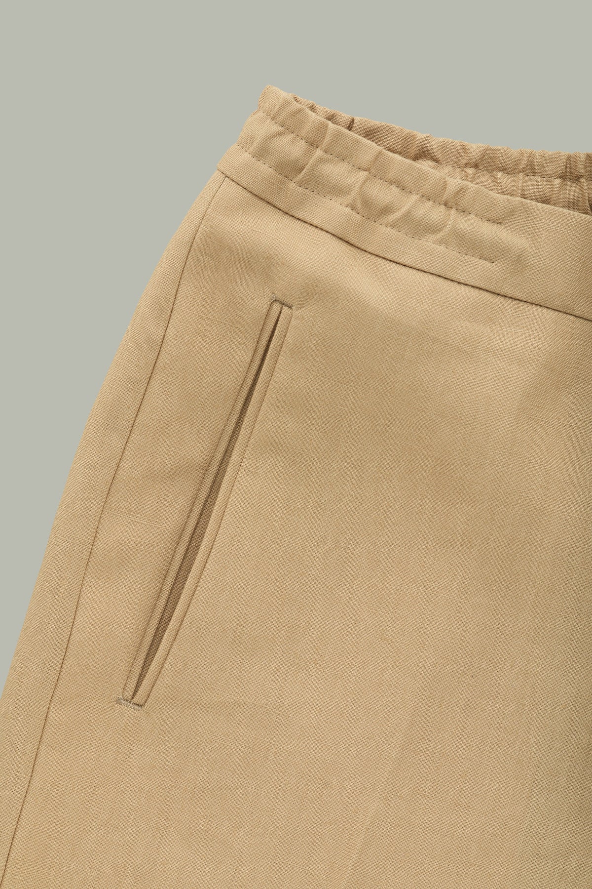 Dorian Sand Linen Easy Shorts