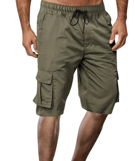 Camden Cotton Cropped Solid Pants