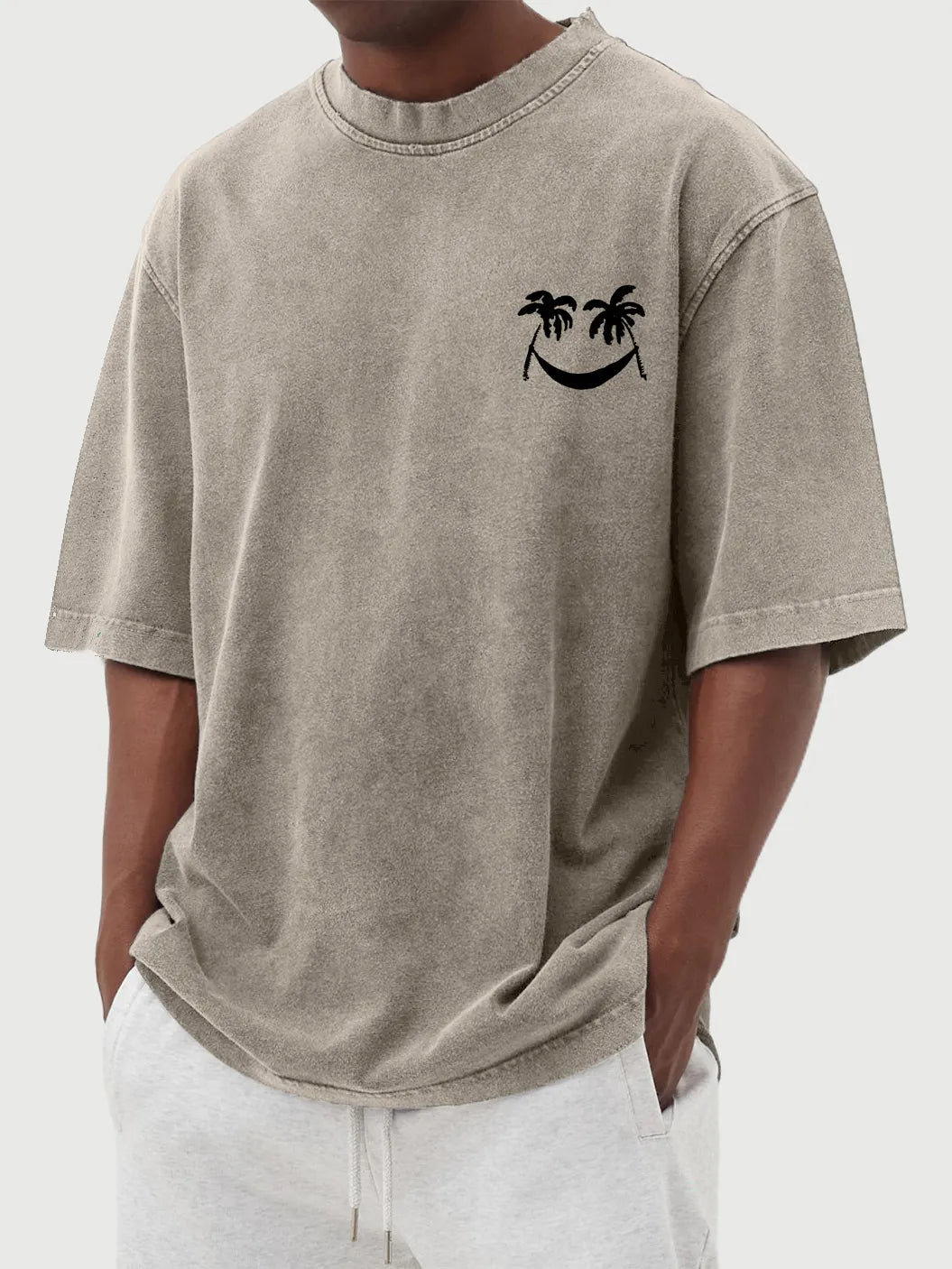 Sterling Vintage Smiley Coconut Tee
