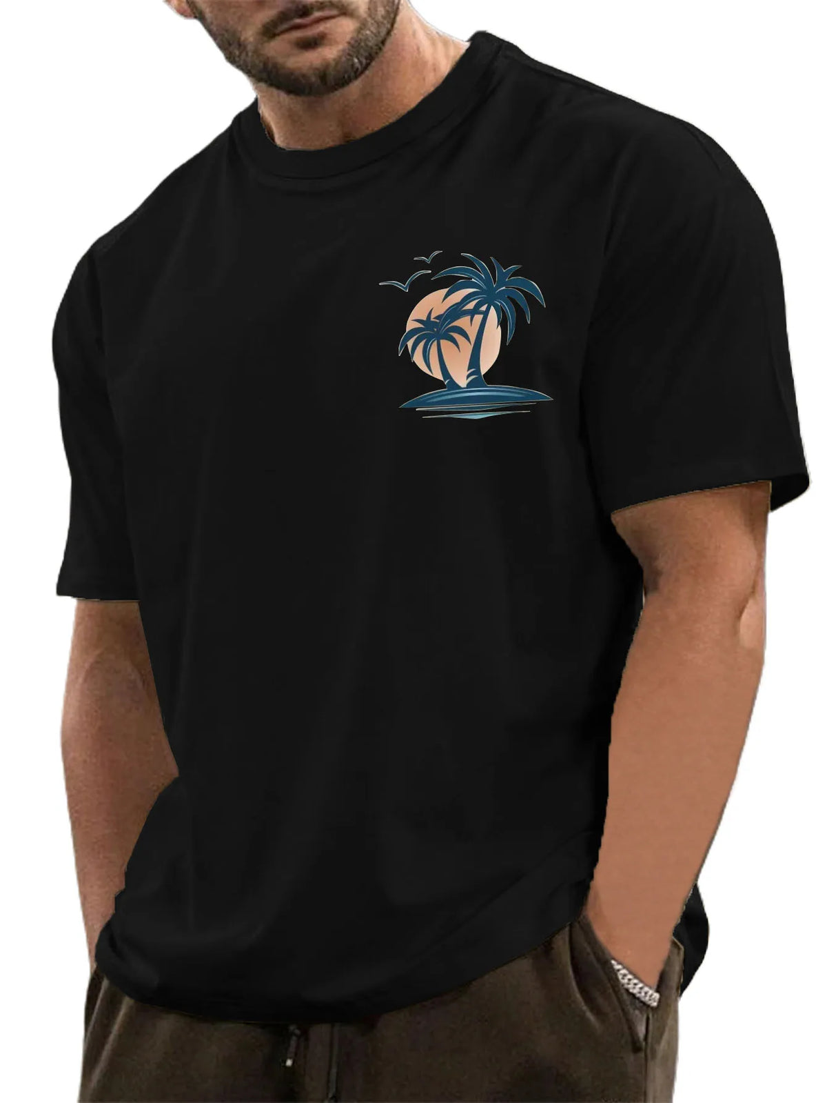 Camden Palm Tree Cotton Tee
