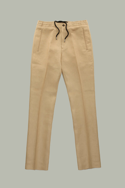 Carver Sand Linen Easy Pants