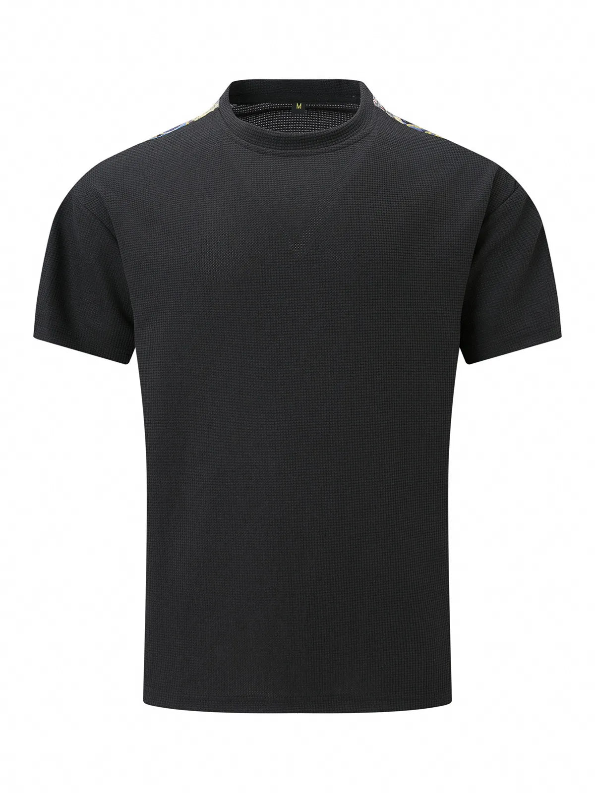 Merritt Colorblock Waffle Solid Tee