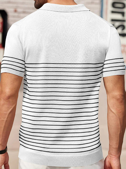 Foster Colorblock Cooling Knit Polo