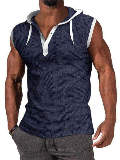 Reid Waffle Hooded Tank