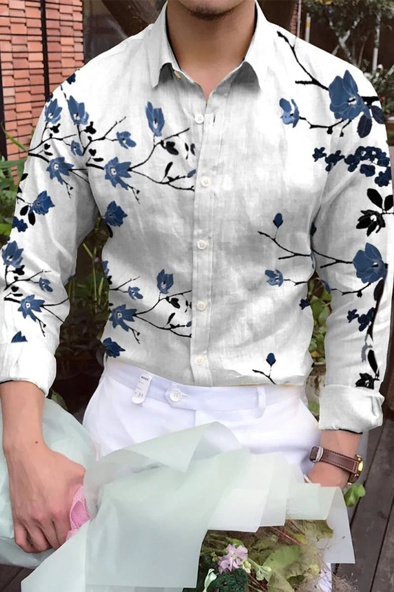 Marlow Cotton-Linen Long-Sleeve Shirt