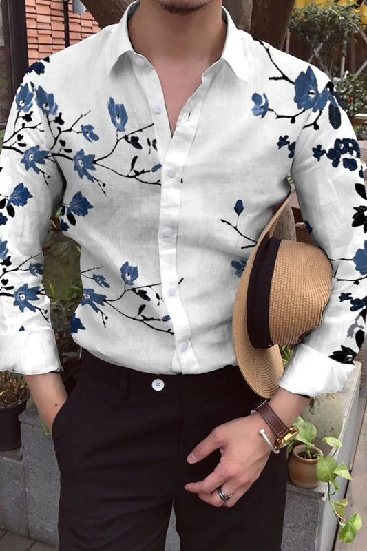 Marlow Cotton-Linen Long-Sleeve Shirt