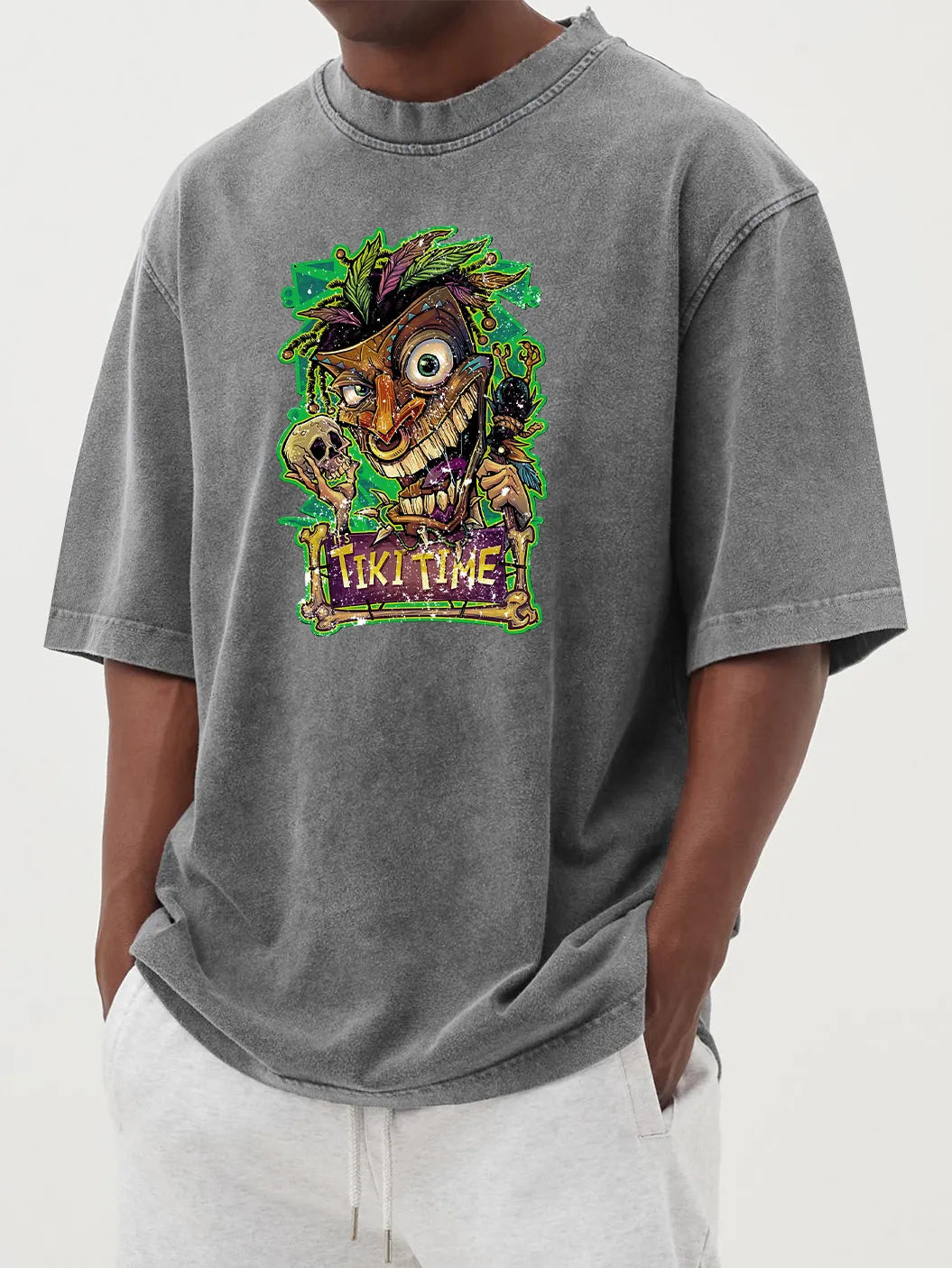 Weston Vintage Distressed Tiki Tee