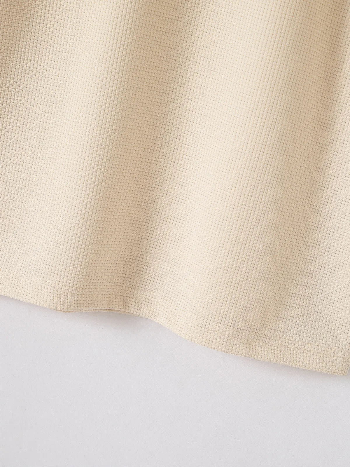 Merritt Colorblock Waffle Solid Tee
