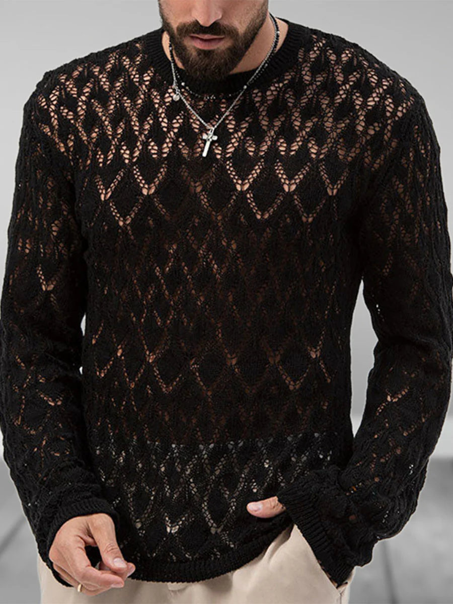 Everett Knit Long-Sleeve Shirt