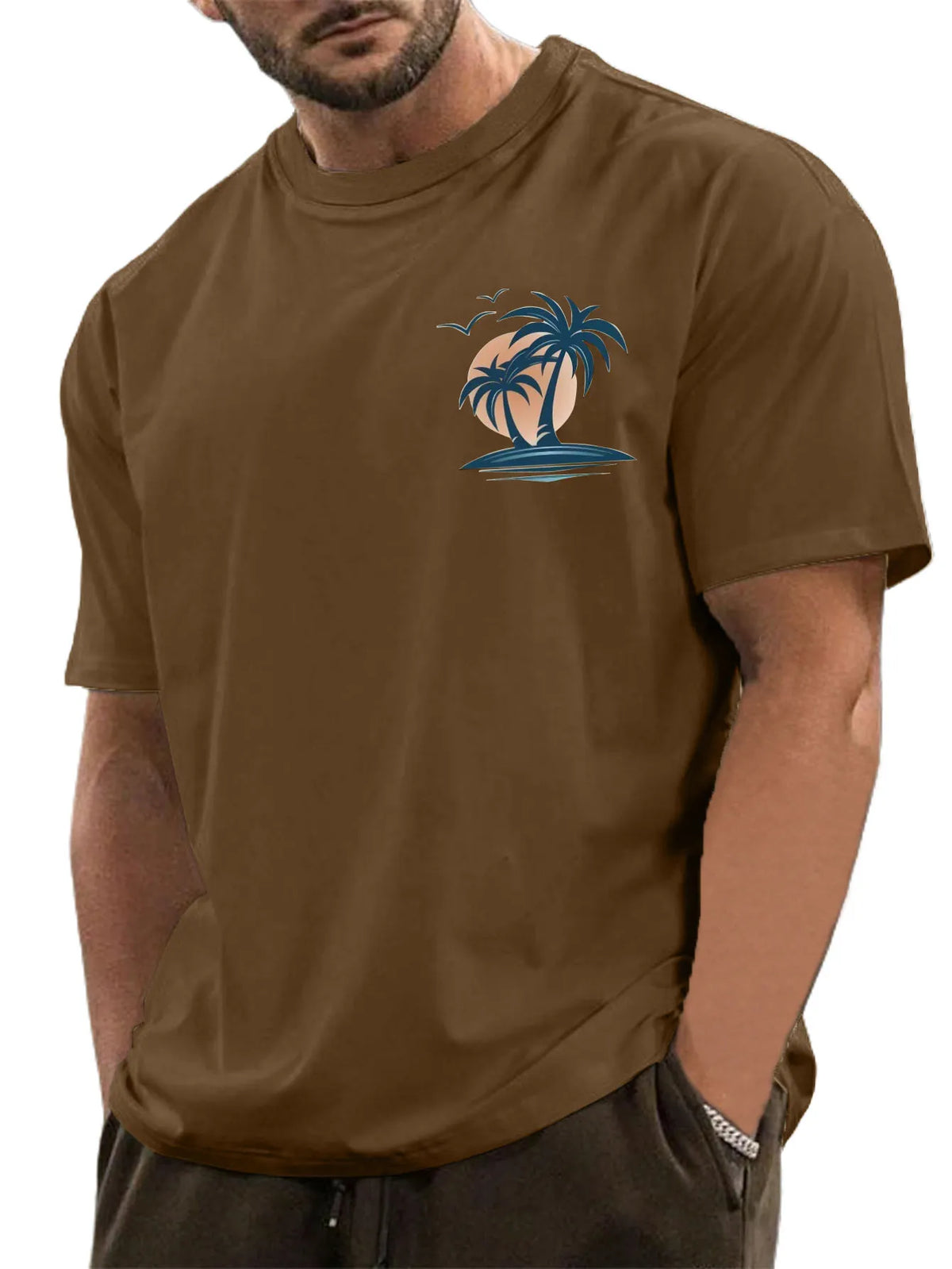 Camden Palm Tree Cotton Tee