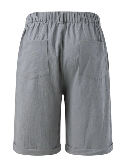 Grady Cotton-Linen Shorts