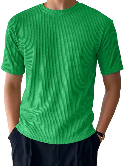 Carver Stripe Ribbed Tee