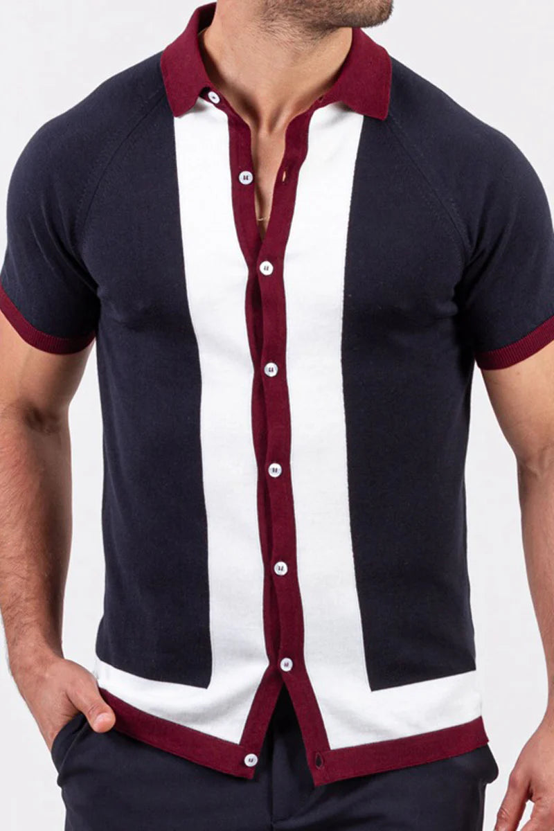Rowan Colorblock Knit Polo