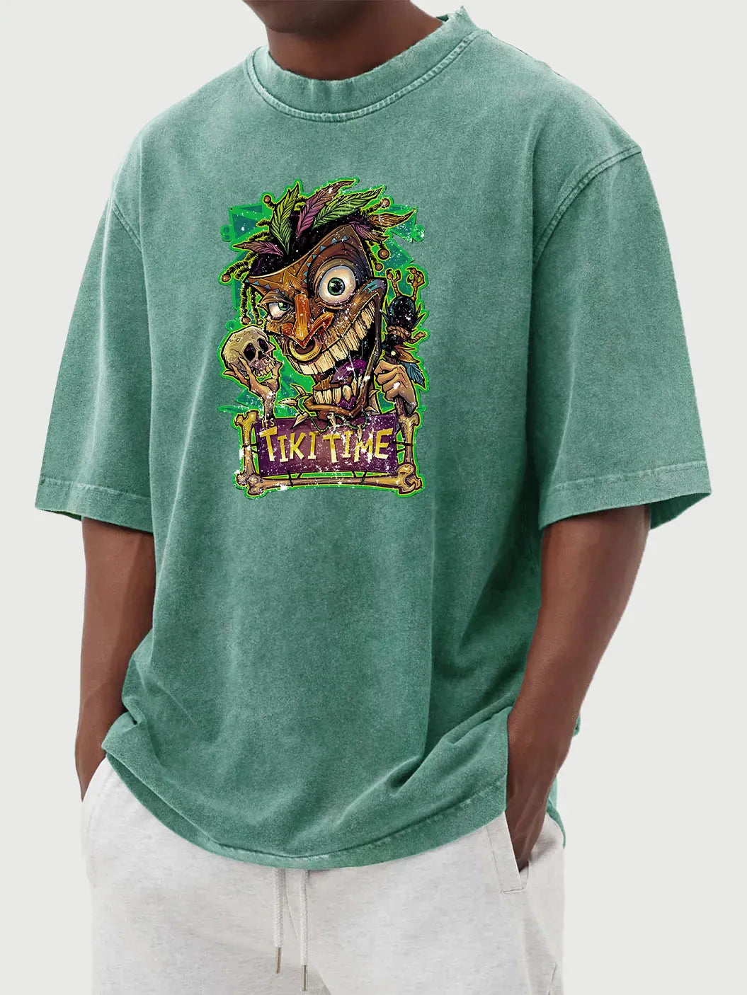 Weston Vintage Distressed Tiki Tee