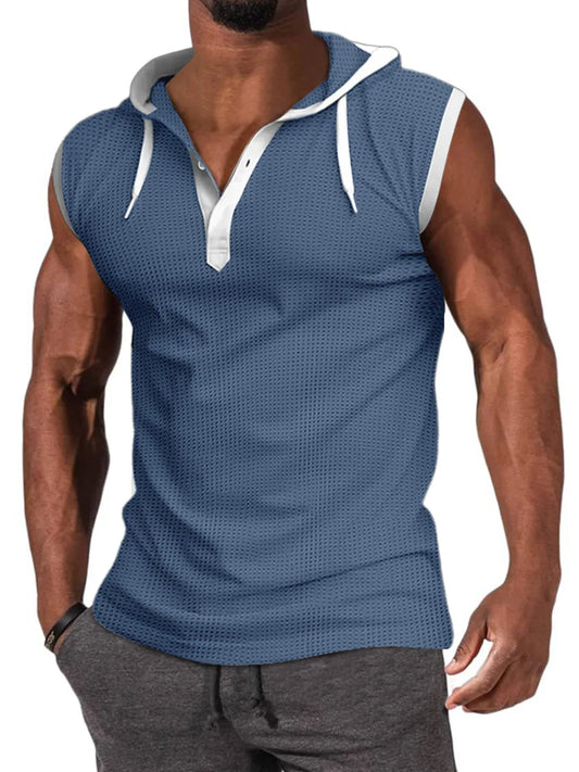 Reid Waffle Hooded Tank