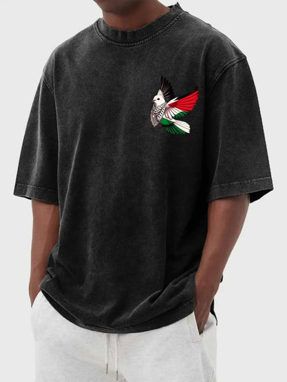 Keaton Vintage Dove Tee