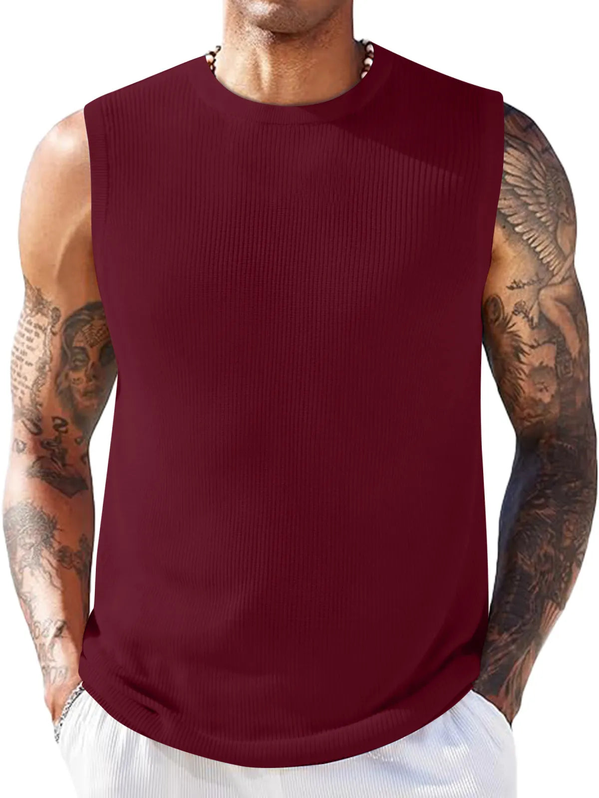 Nolan Ribbed Solid Tank