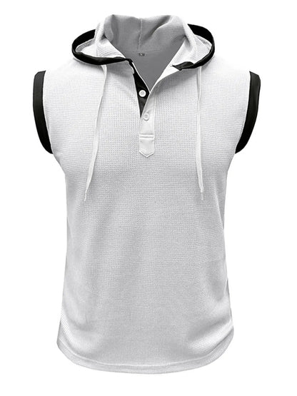 Reid Waffle Hooded Tank