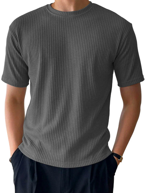 Carver Stripe Ribbed Tee