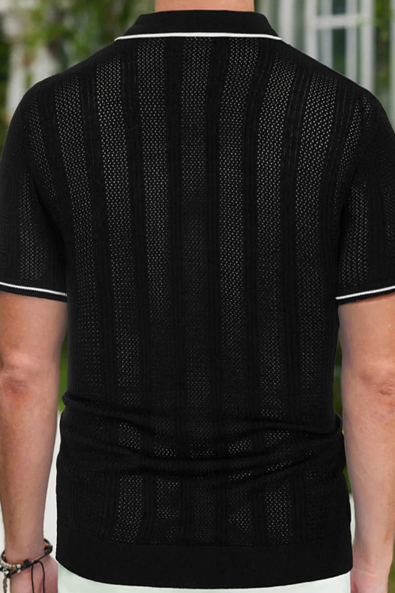Easton Colorblock Cooling Knit Polo