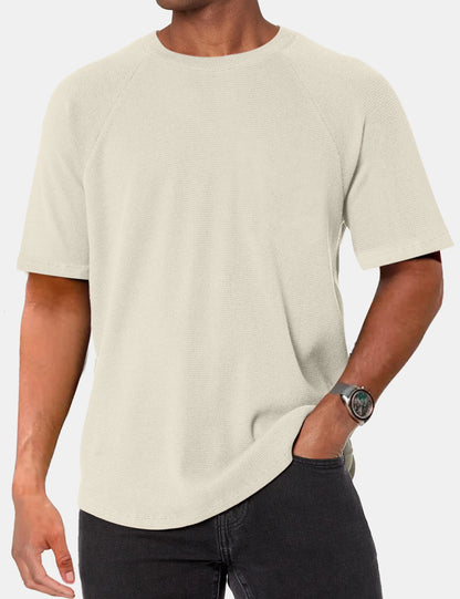 Alden Waffle Raglan Solid Tee