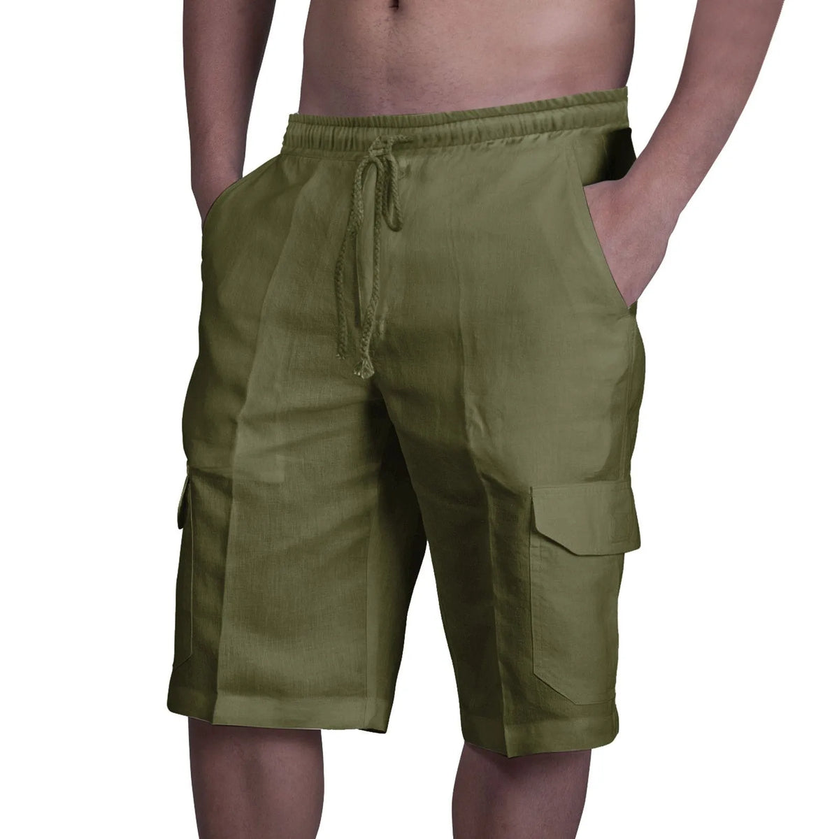 Lennox Linen Multi-Pocket Shorts
